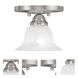 Edgemont 1 Light 7 inch Brushed Nickel Semi-Flush Ceiling Light