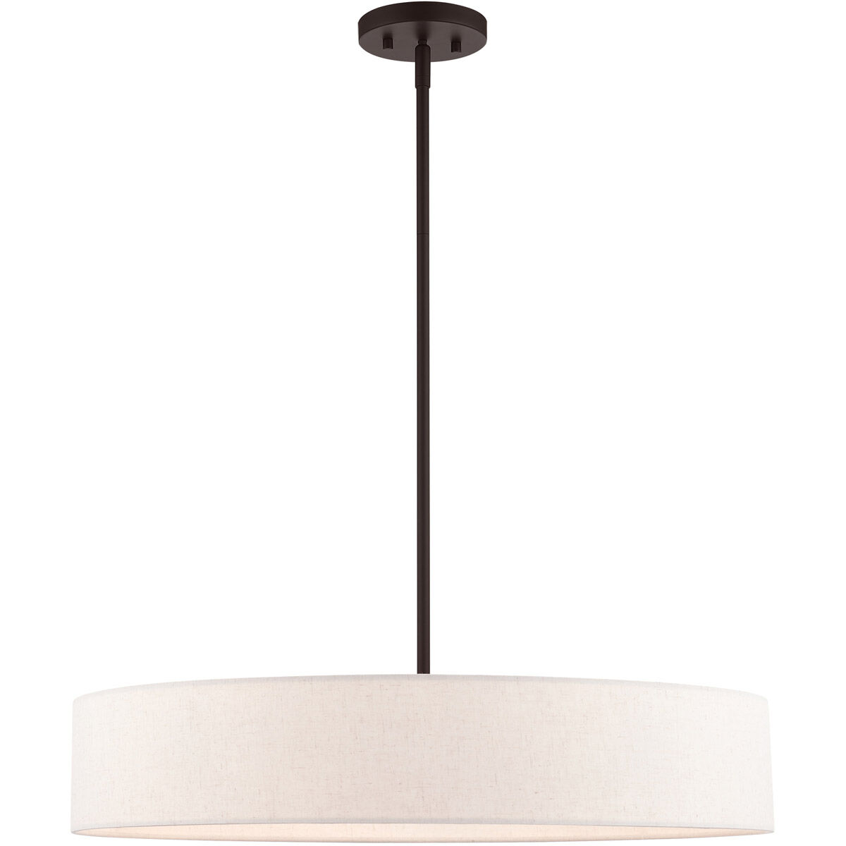 Venlo 5 Light 26 inch Bronze with Antique Brass Accents Pendant Ceiling Light