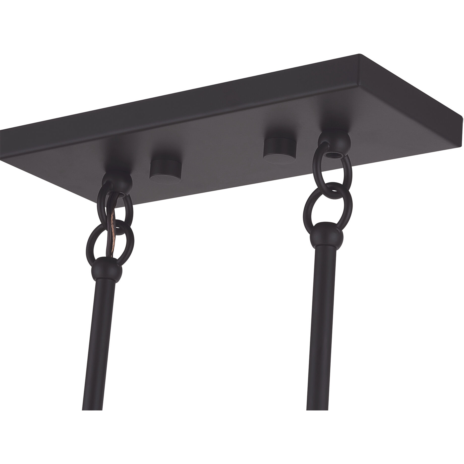 Manorwood 3 Light 30 inch Bronze Linear Chandelier Ceiling Light