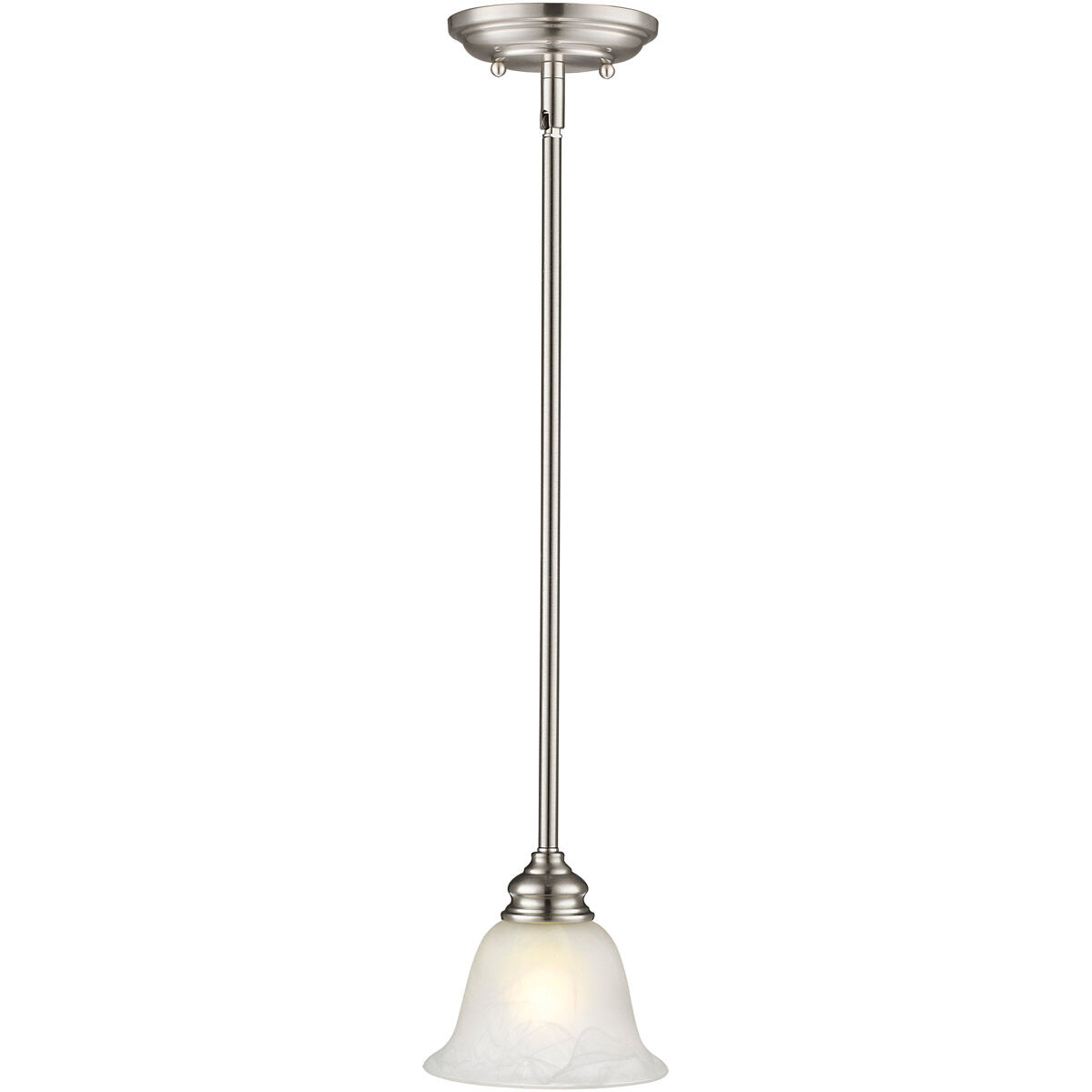 Essex 1 Light 6 inch Brushed Nickel Mini Pendant Ceiling Light
