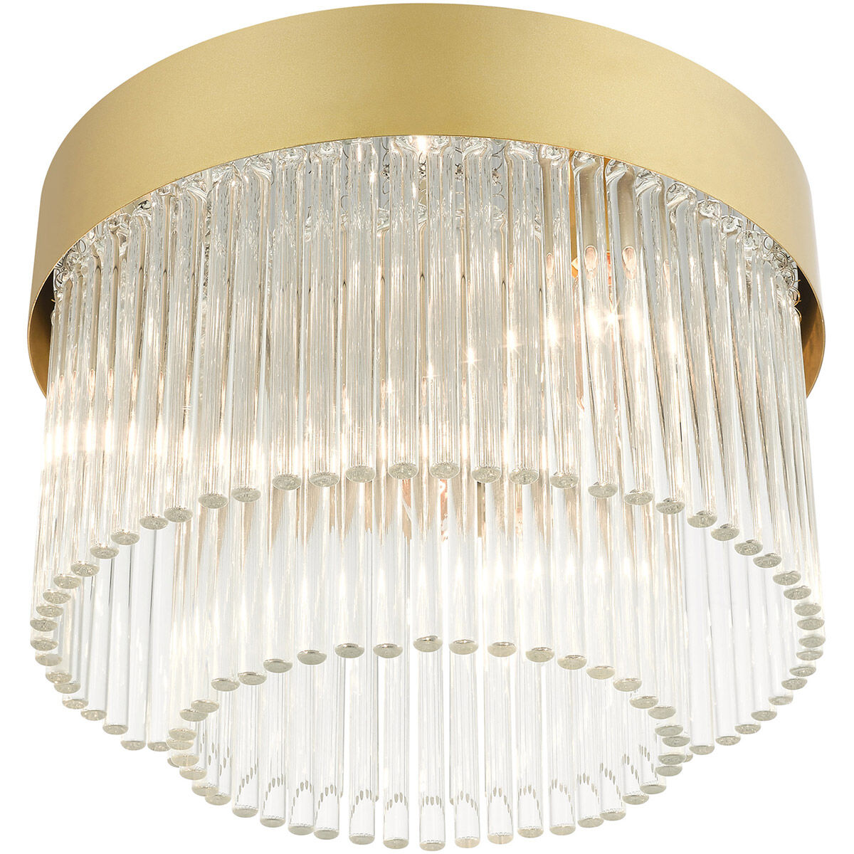 Norwich 4 Light 13 inch Soft Gold Flush Mount Ceiling Light
