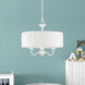 Edinburgh 3 Light 16 inch White Pendant Chandelier Ceiling Light