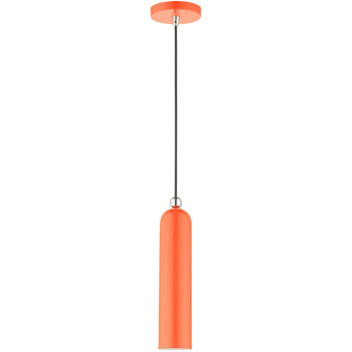 Ardmore 1 Light 5 inch Shiny Orange Pendant Ceiling Light 