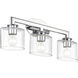 Bernardino 3 Light 23.75 inch Polished Chrome Vanity Wall Sconce Wall Light
