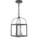 Milford 2 Light 8 inch Scandinavian Gray Convertible Mini Pendant/Ceiling Mount Ceiling Light