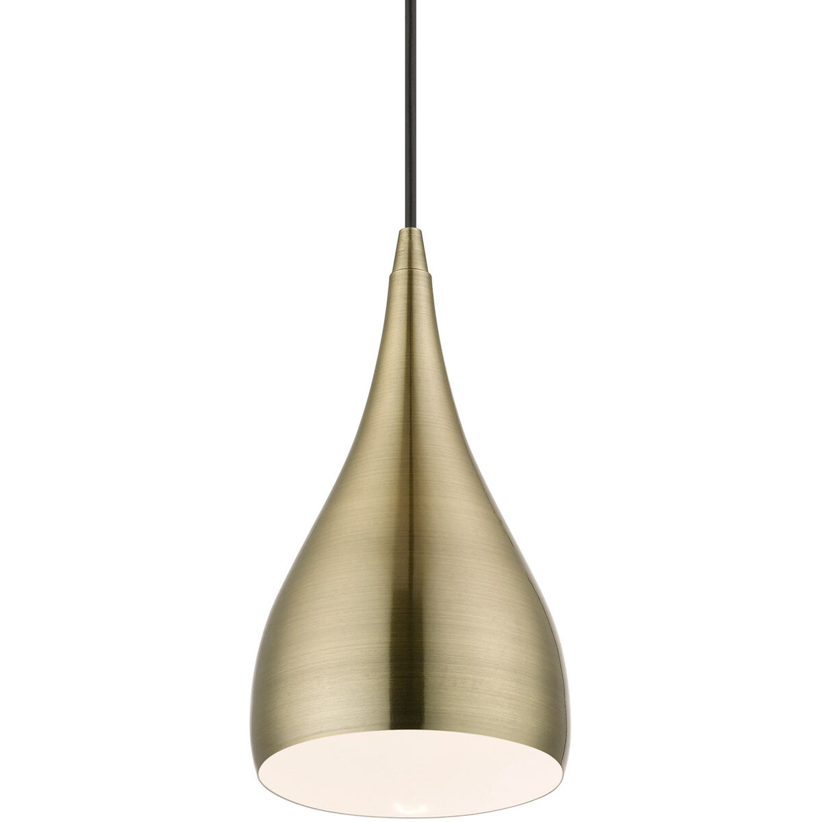 Amador 1 Light 6 inch Antique Brass Pendant Ceiling Light