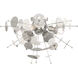 Circulo 4 Light 24 inch Polished Chrome Flush Mount Ceiling Light