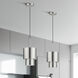 Zolana 1 Light 8.5 inch Brushed Nickel Mini Pendant Ceiling Light