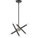 Soho 6 Light 13 inch Scandinavian Gray Chandelier Ceiling Light