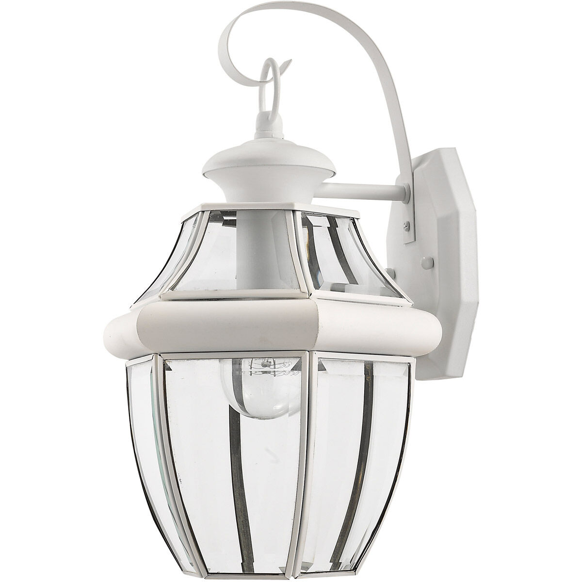 Monterey 1 Light 13 inch White Outdoor Wall Lantern