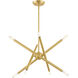 Soho 8 Light 20 inch Satin Brass Chandelier Ceiling Light
