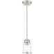 Lawrenceville 1 Light 5 inch Brushed Nickel Mini Pendant Ceiling Light