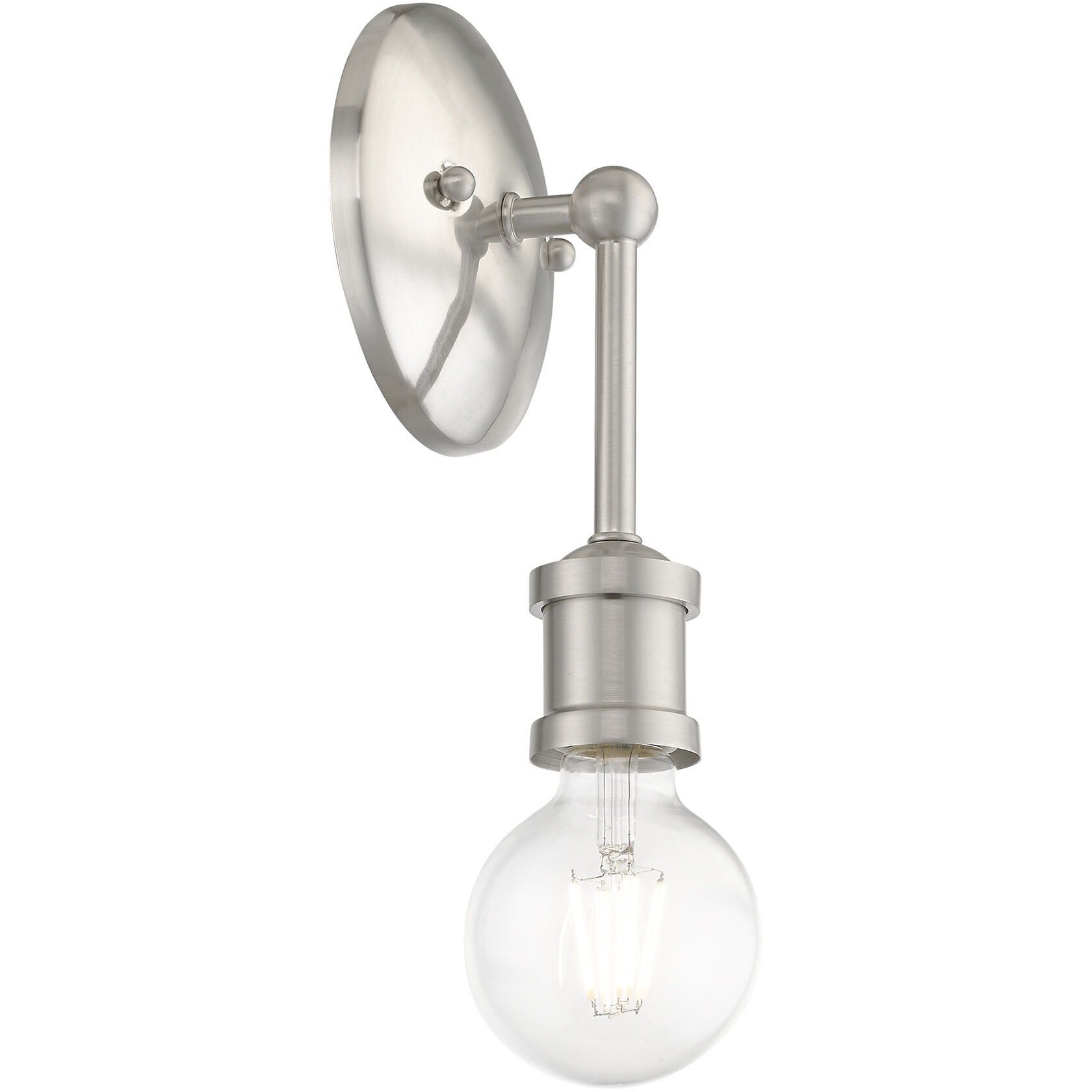 Lansdale 1 Light 5 inch Brushed Nickel Vanity Sconce Wall Light