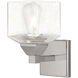 Aragon 1 Light 5 inch Polished Chrome Wall Sconce Wall Light