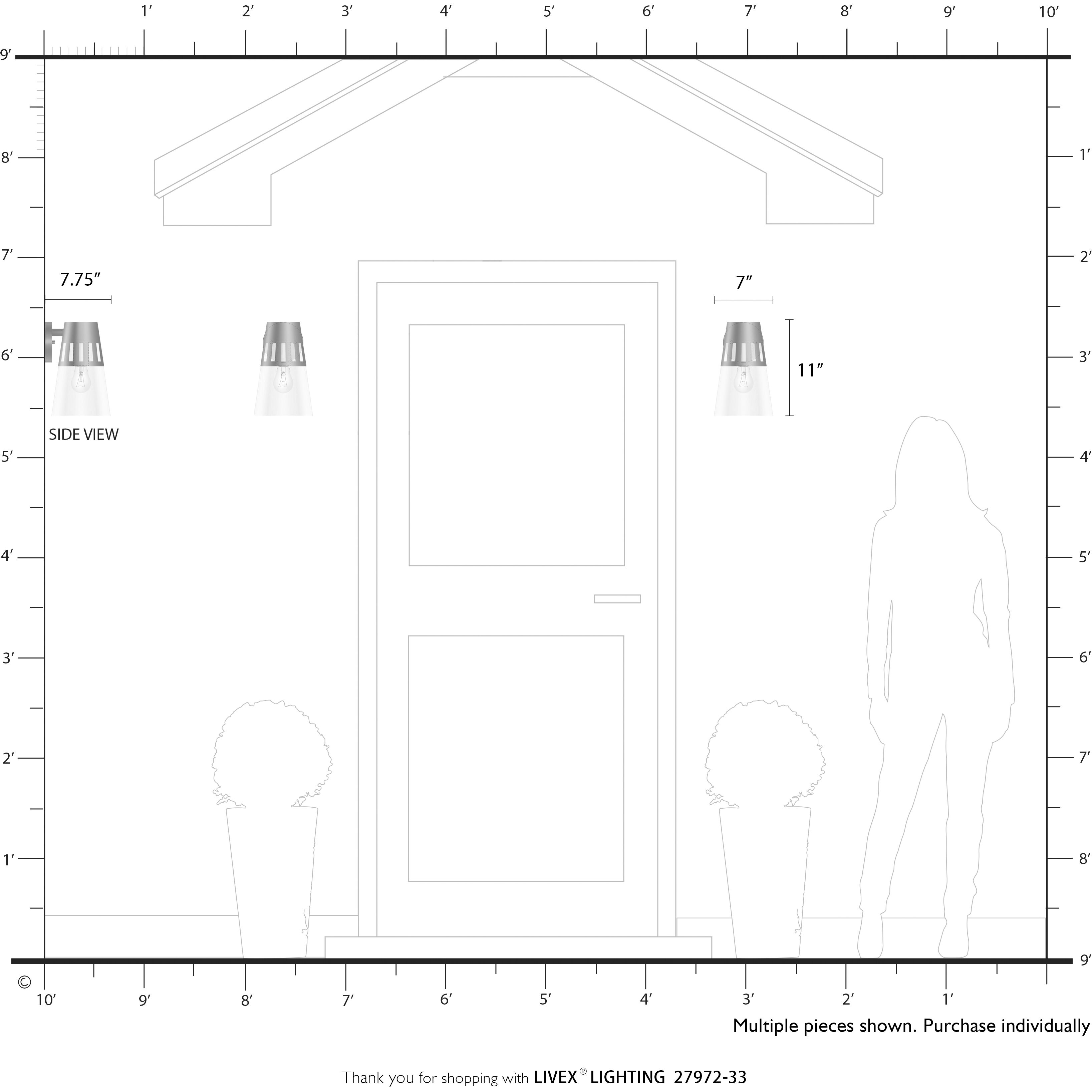 Covington 1 Light 11 inch Soft Gold Outdoor Wall Lantern, Medium