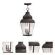 Exeter 3 Light 10 inch Bronze Outdoor Pendant Lantern