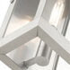York 1 Light 9 inch Brushed Nickel Outdoor ADA Wall Lantern