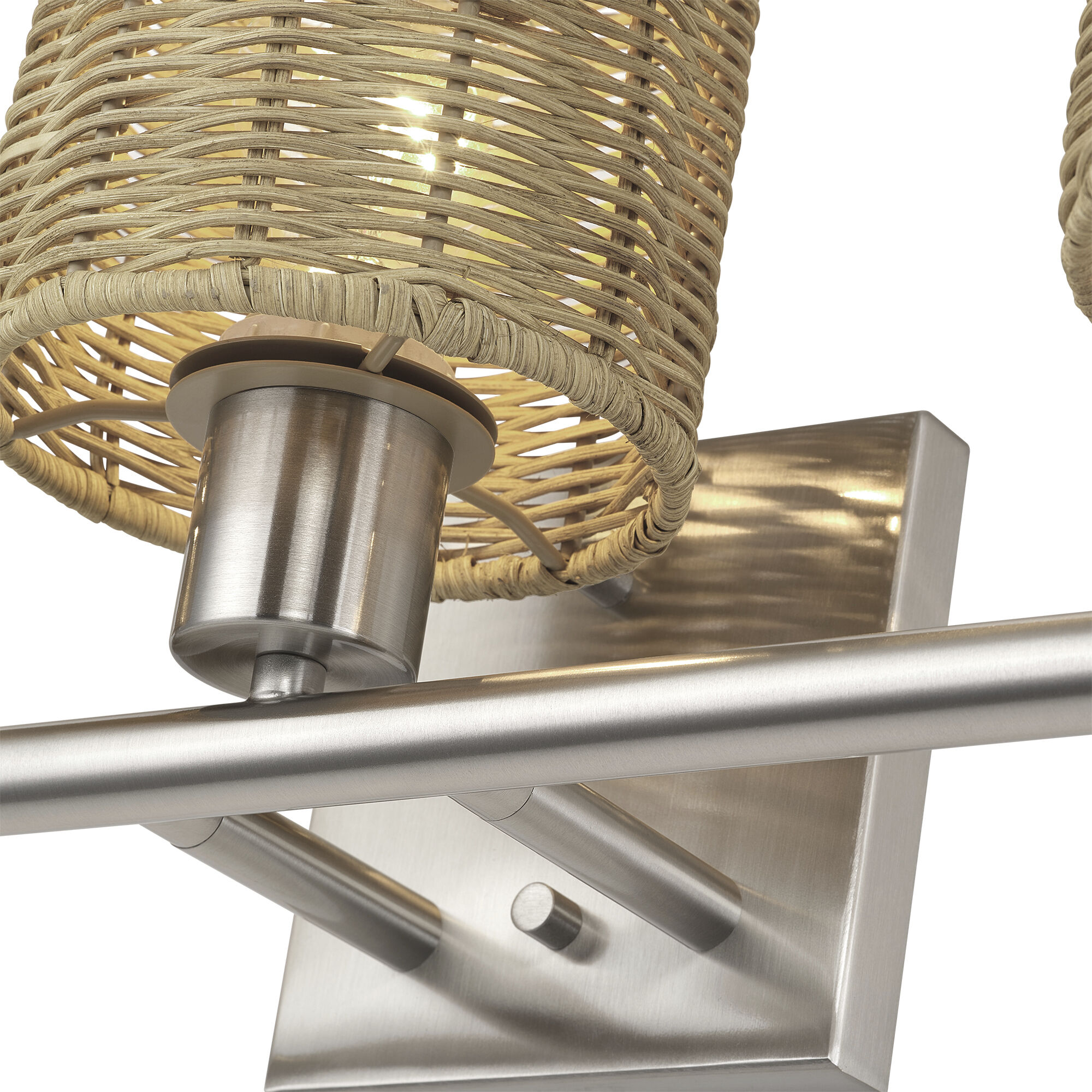 Weavington 3 Light 23.5 inch Brushed Nickel Vanity Wall Sconce Wall Light