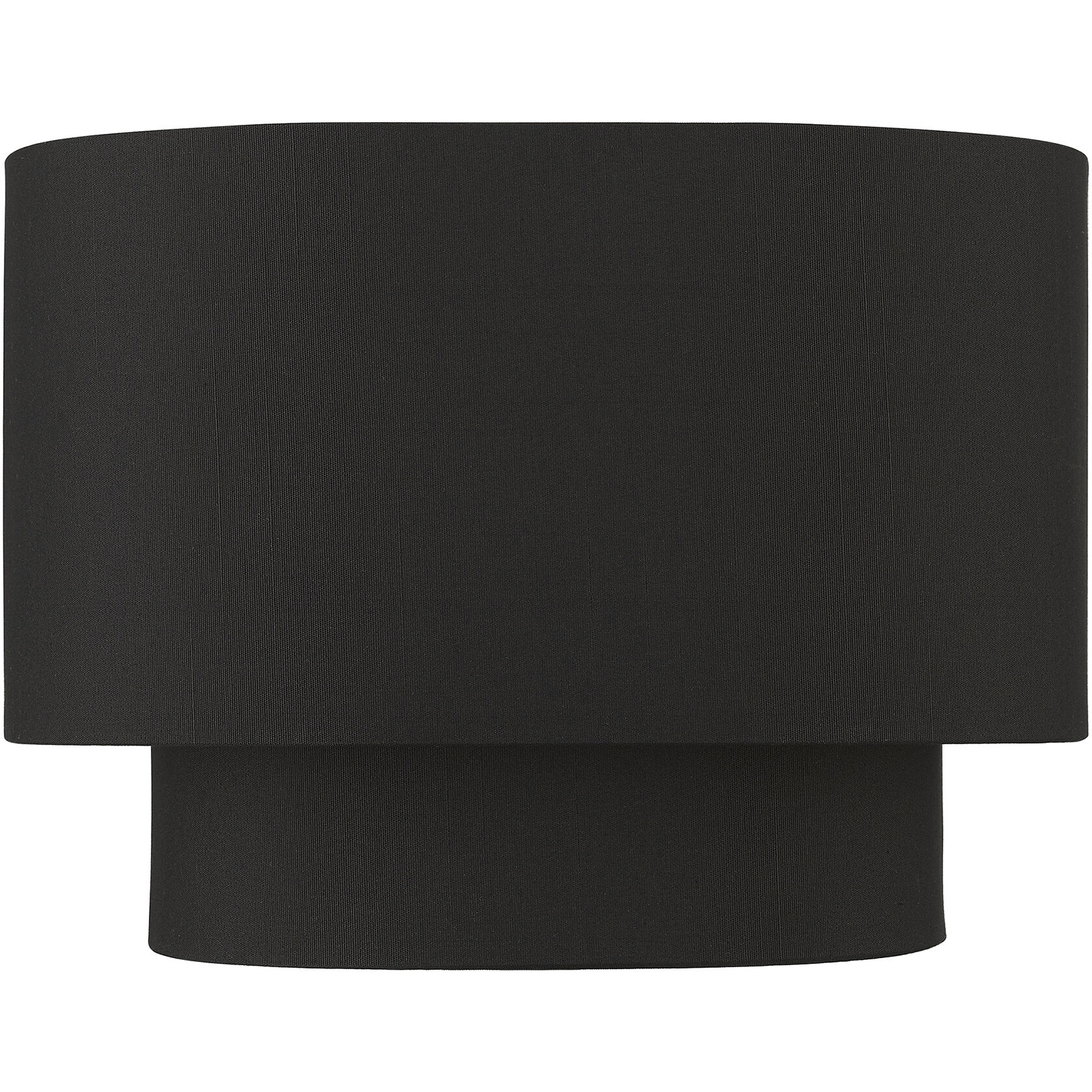 Jefferson 3 Light 10 inch Black Semi-Flush Mount Ceiling Light