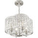 Grammercy 4 Light 14 inch Brushed Nickel Convertible Mini Chandelier/Ceiling Mount Ceiling Light