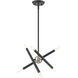 Soho 6 Light 13 inch Scandinavian Gray Chandelier Ceiling Light