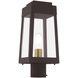 Oslo 1 Light 15 inch Bronze Outdoor Post Top Lantern