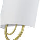 Stratton 2 Light 13 inch Soft Gold ADA Wall Sconce Wall Light