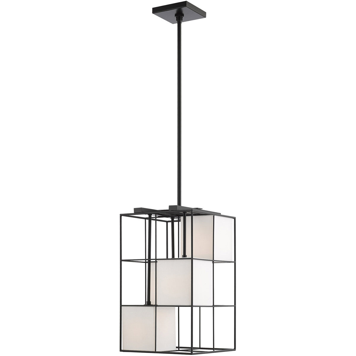 Trondheim 4 Light 10.5 inch Black Pendant Chandelier Ceiling Light