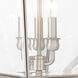 Exeter 3 Light 28 inch Brushed Nickel Outdoor Wall Lantern