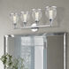 Ashridge 4 Light 35.75 inch Polished Chrome Large Vanity Sconce Wall Light
