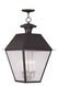 Mansfield 4 Light 15 inch Bronze Outdoor Pendant Lantern
