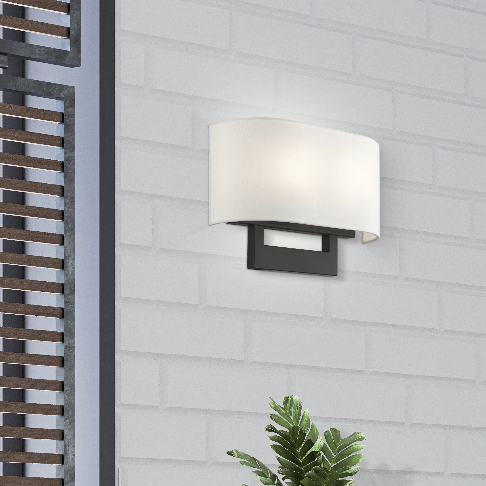 Allison Wall Sconce Wall Light in Black, Medium