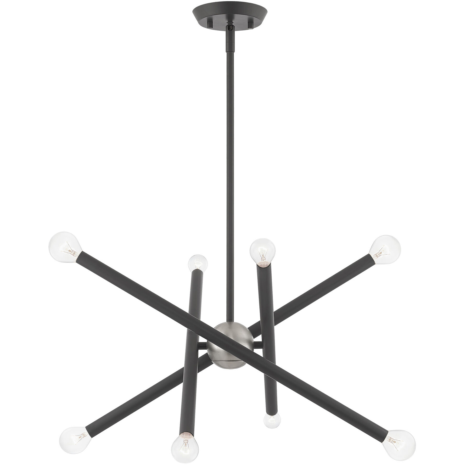 Soho 8 Light 19.5 inch Scandinavian Gray Chandelier Ceiling Light