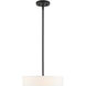 Venlo 4 Light 14 inch Black with Brushed Nickel Accents Pendant Ceiling Light