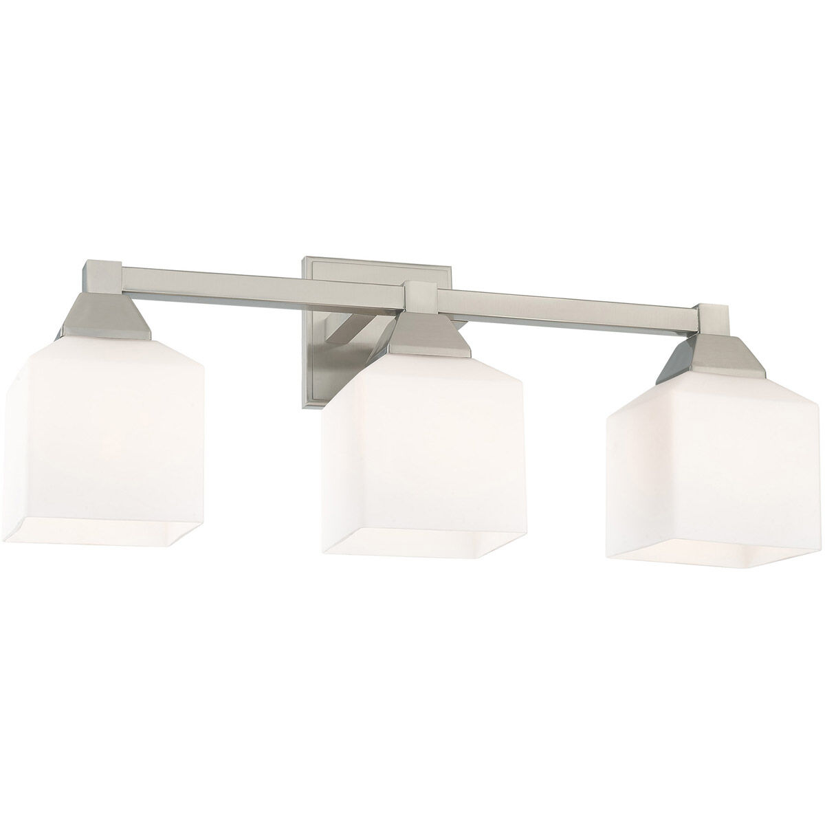 Aragon 3 Light 23 inch Brushed Nickel Bath Vanity Wall Light