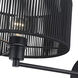 Acordia 17 inch 40.00 watt Black Swing Arm Wall Lamp Wall Light