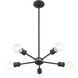 Lansdale 5 Light 19 inch Scandinavian Gray Chandelier Ceiling Light