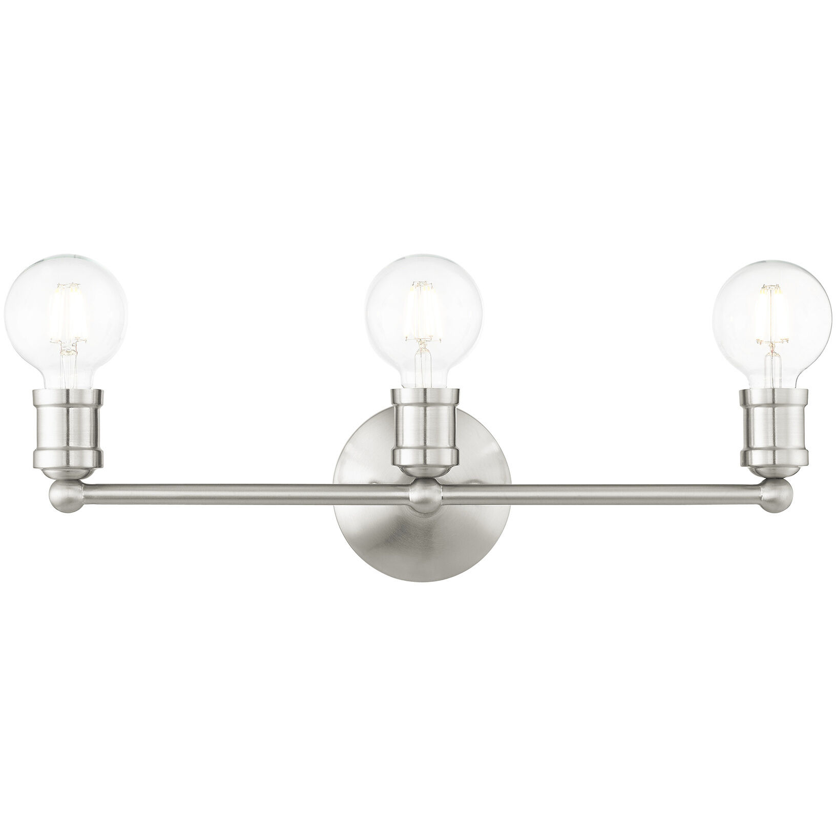 Lansdale 3 Light 20 inch Brushed Nickel Vanity Sconce Wall Light