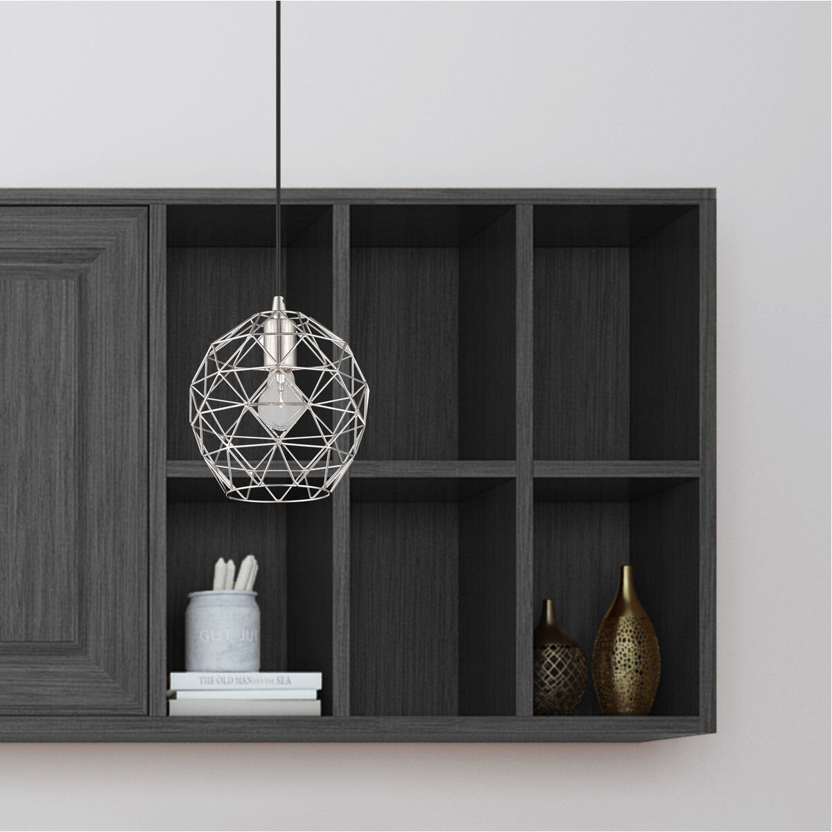 Astoria 3 Light 4 inch Brushed Nickel Chandelier Ceiling Light