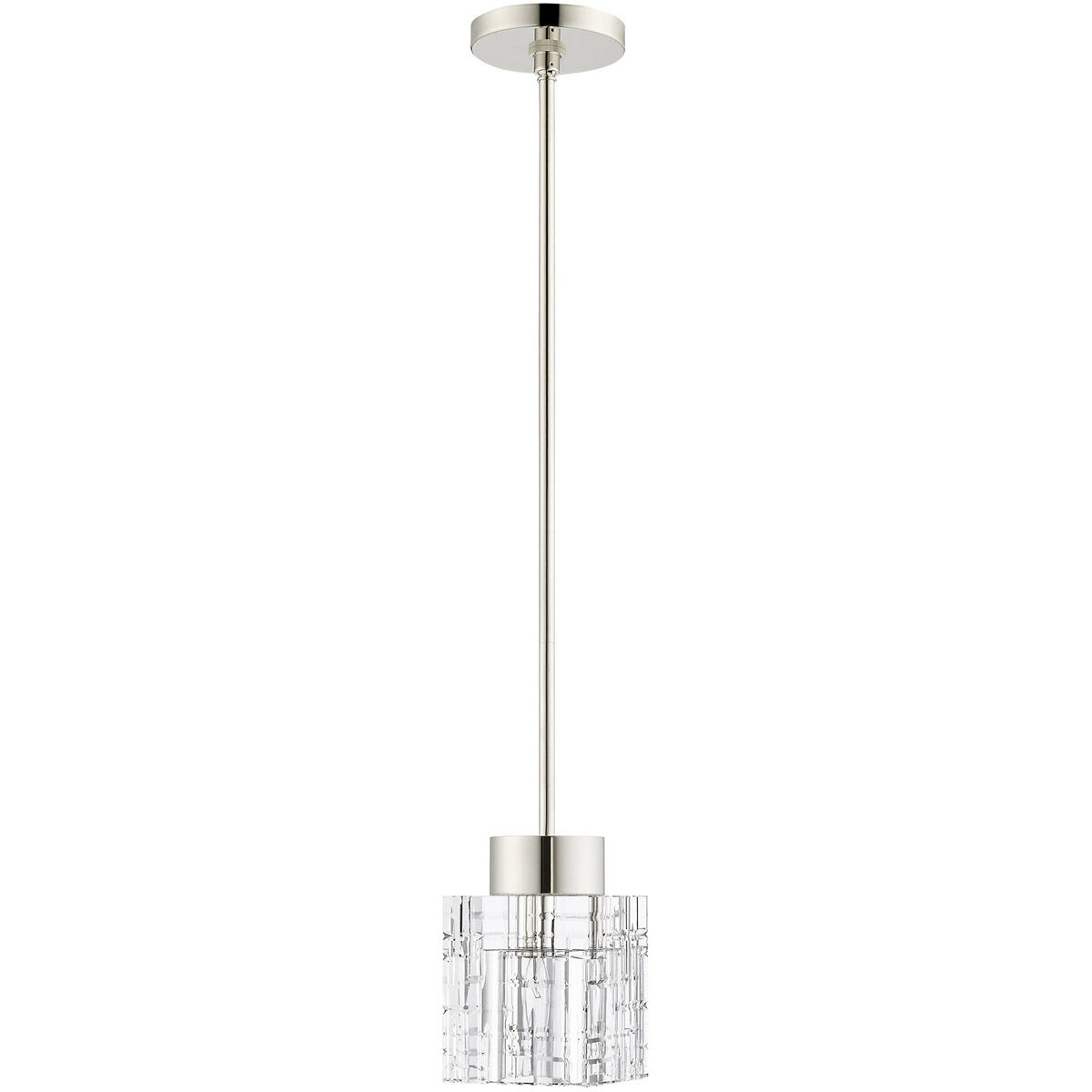 Rotterdam 1 Light 5 inch Polished Nickel Pendant Ceiling Light