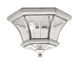 Monterey/Georgetown 2 Light 11 inch Brushed Nickel Outdoor Ceiling Mount