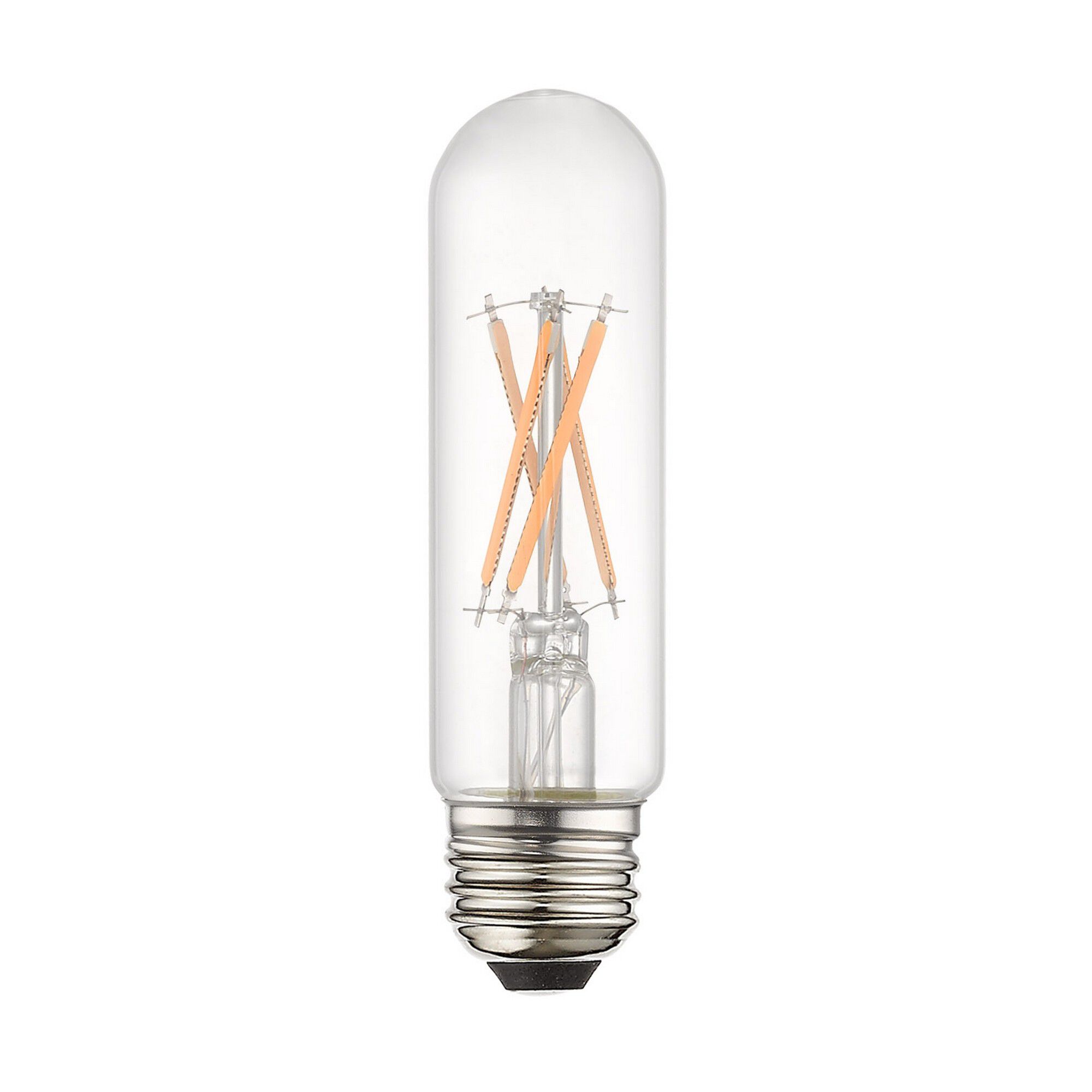Allison LED T10 Tube E26 Medium Base 4.50 watt 3000K Filament LED Bulbs, Pack of 60
