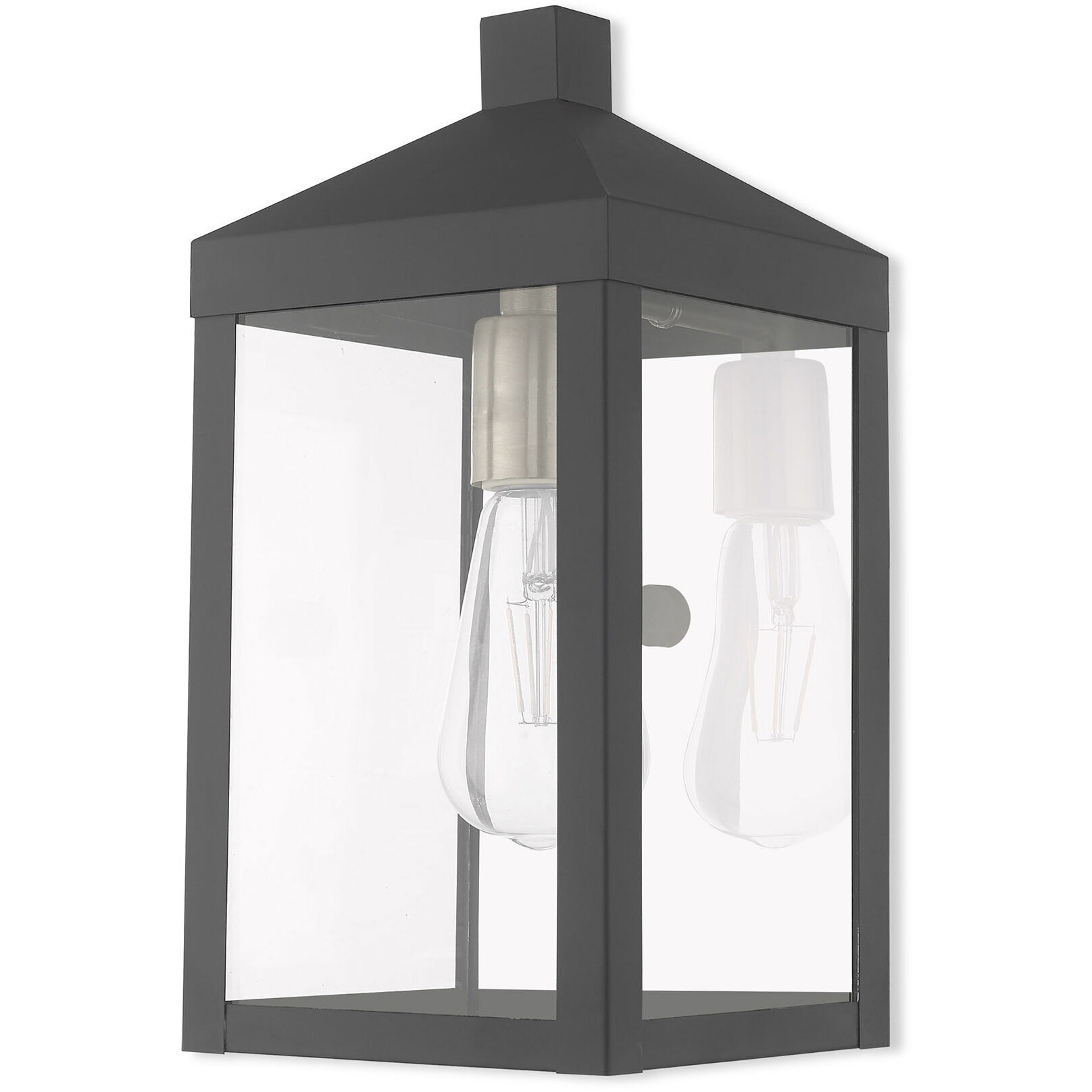 Nyack 1 Light 13 inch Scandinavian Gray Outdoor Wall Lantern