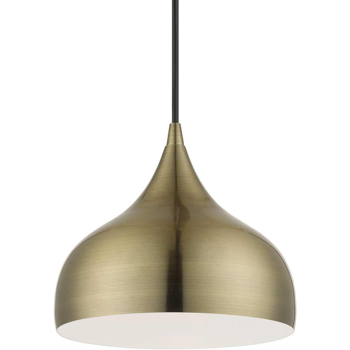 Amador 1 Light 10 inch Antique Brass Pendant Ceiling Light