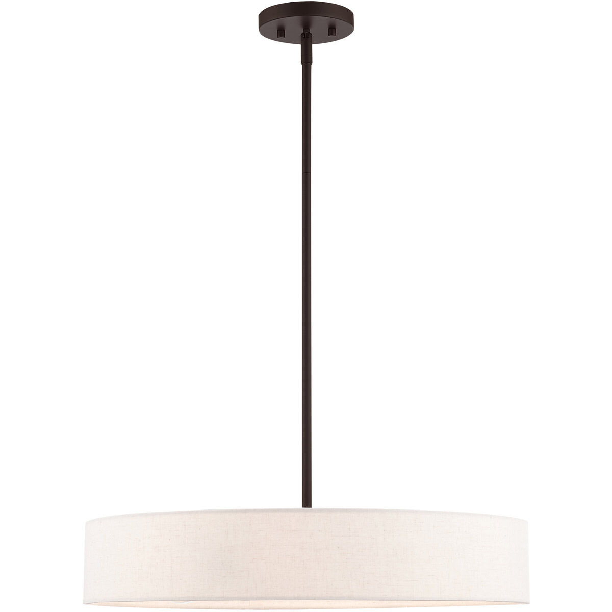 Venlo 4 Light 22 inch Bronze with Antique Brass Accents Pendant Ceiling Light
