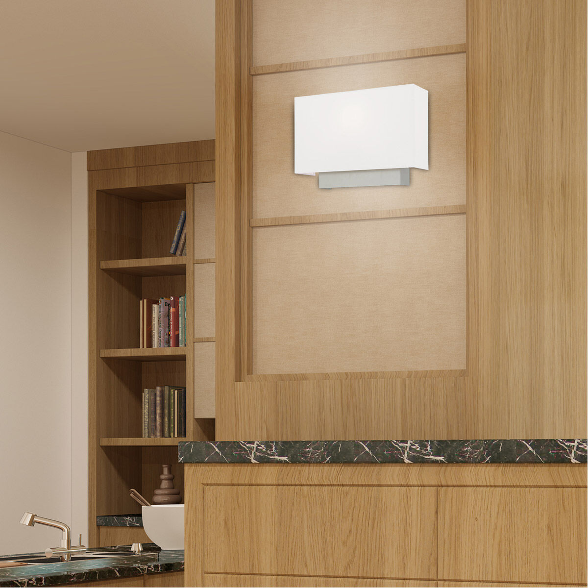 Clark 1 Light 14 inch Brushed Nickel ADA ADA Wall Sconce Wall Light