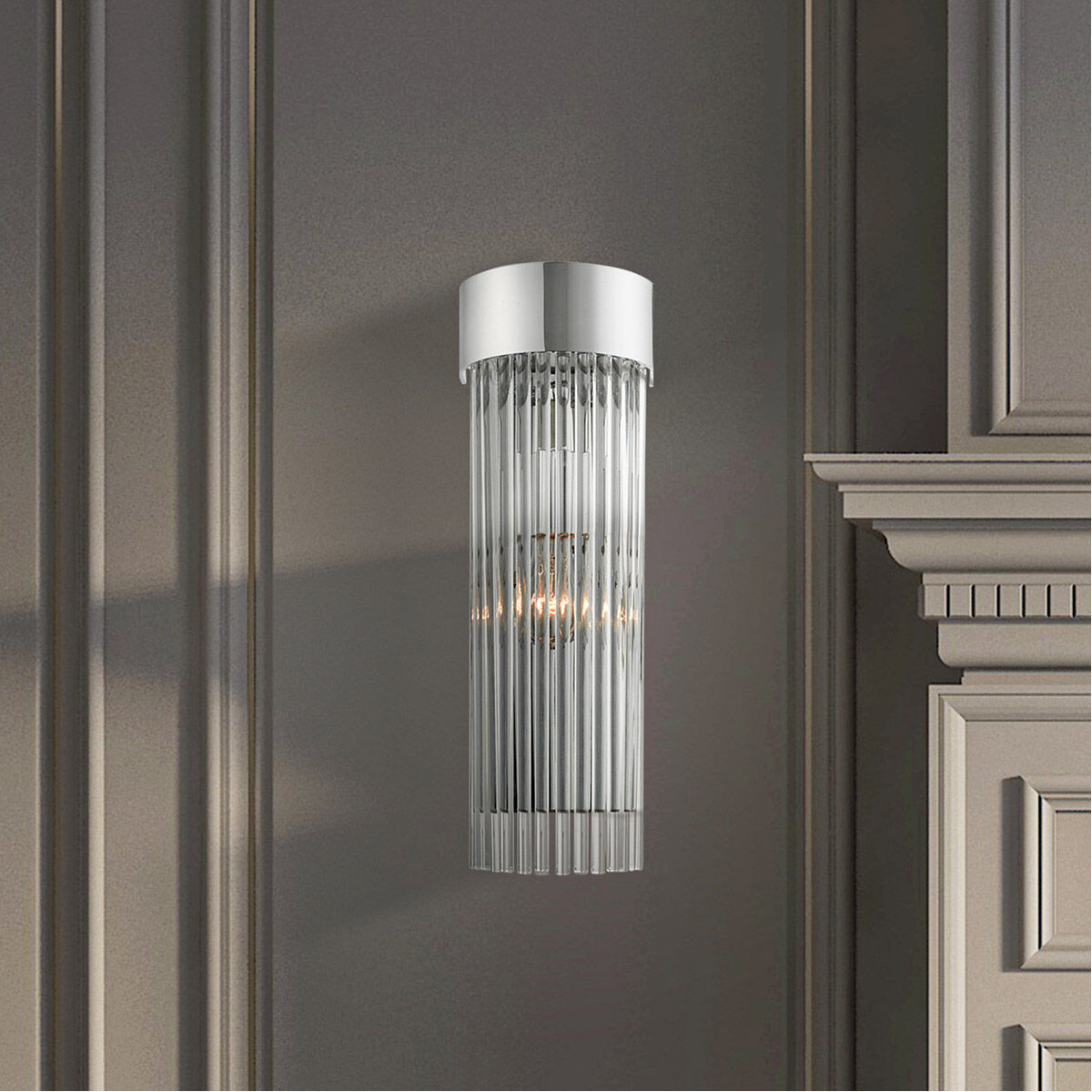 Norwich 1 Light 6 inch Polished Chrome ADA Sconce Wall Light