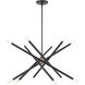 Soho 12 Light 28 inch Scandinavian Gray Chandelier Ceiling Light 
