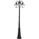 Westover 3 Light 80.13 inch Black Outdoor 3 Head Post Light
