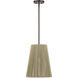 Florell 1 Light 12 inch English Bronze Pendant Ceiling Light